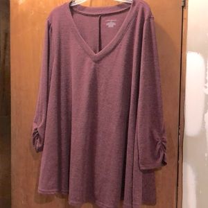 Mauve tunic sweater